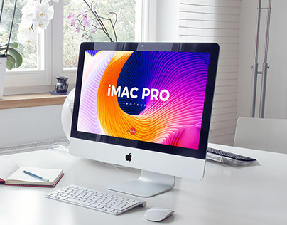 Огромная коллекция Бесплатных MockUp файлов iMac