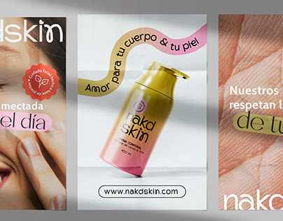 Nakd Skin branding & packaging