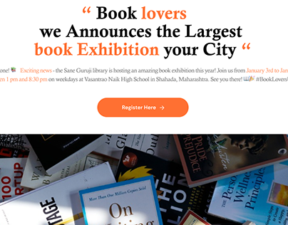 Book exhibition website