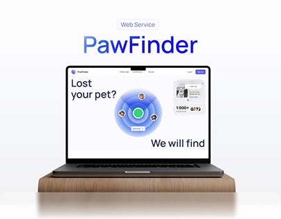 PawFinder - Web Service UX/UI Design