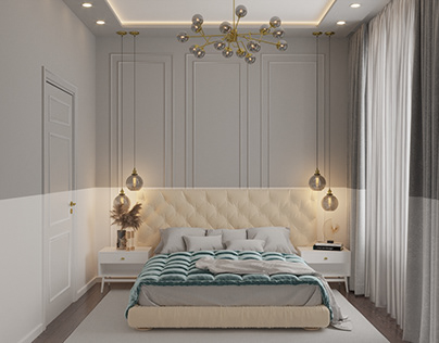 Bedroom in light colors