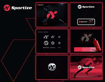Sportize modern minimalist sports logo