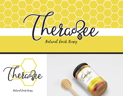 Project thumbnail - Therabee, Logo Design and label