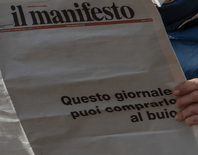 il manifesto: un giornale da leggere al buio