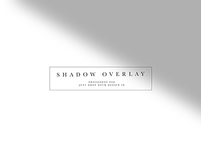 Shadow Overlay #2, Photoshop Overlays