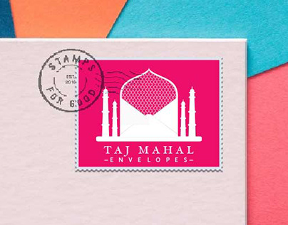 Taj Mahal Premium Envelopes- Logo Design