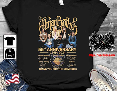 The Allman 55th 1969-2024 Thank You For The T-shirt