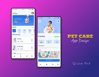 Pet Care App Design