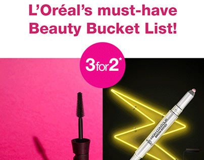 Superdrug Email marketing - L'Oreal Beauty