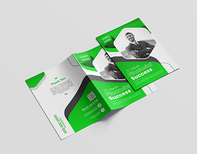 Bifold Brochure Design, Modern Business Brochure Design