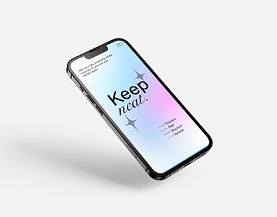 Keep Neat: App Prototype