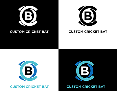 Custom Cricket Bat (CCB) Logo Elevations