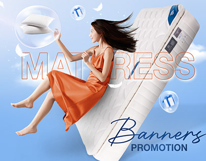 KEYVISUAL BANNER for mattress advertisement