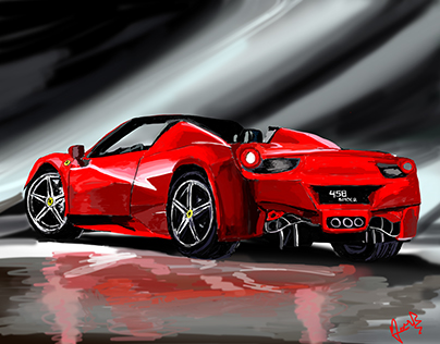 Ferrari Illustration