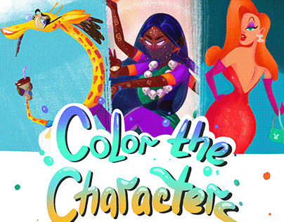 Color the characters