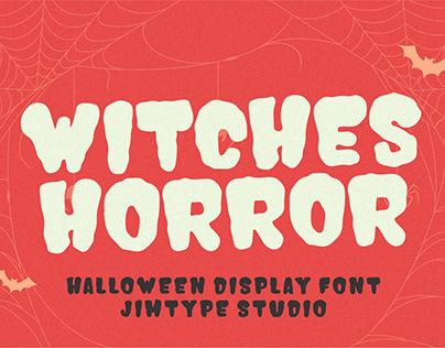 FREE FONT - Witches Horror - Halloweeen - Spooky Font