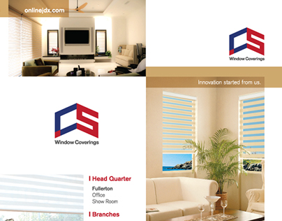 Brochure Design for CS Window Coverings