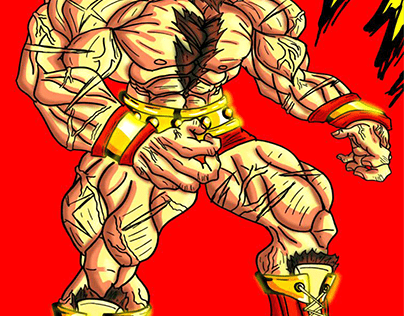 Ilustration of "Zangief" - "Street Figther"