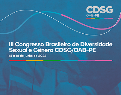 Identidade visual III Congresso CDSG/OAB-PE