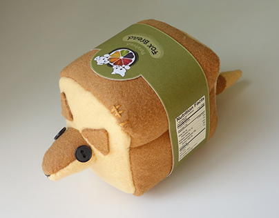 Fox Bread - Plush Toy Design & Prototype