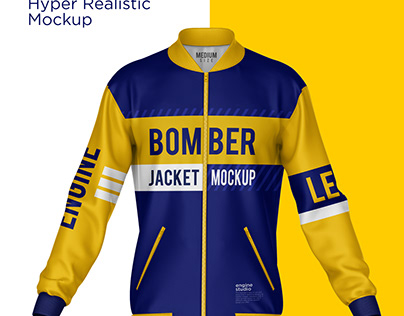 Bomber Jacket Mockup Projects Photos Videos Logos Illustrations And Branding On Behance