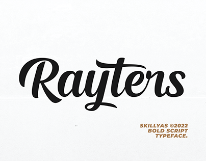 The Rayters Bold Script Free Font