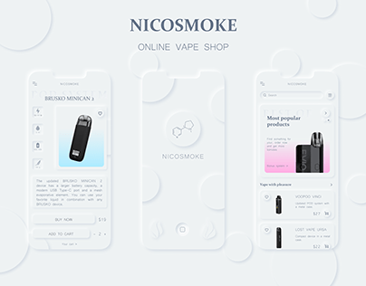 NICOSMOKE | Online Vape Shop Concept
