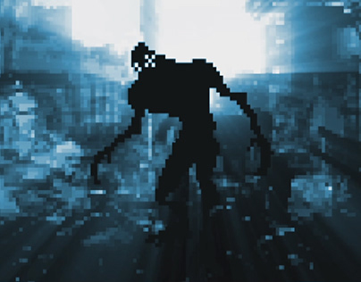 Ender's Game book trailer pixel art