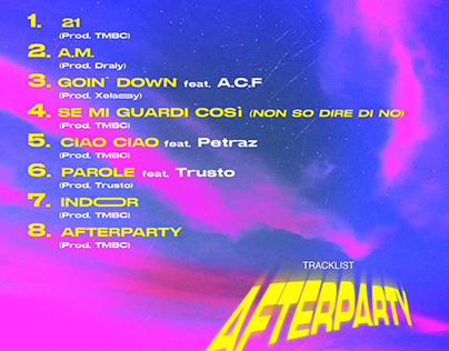 afterparty tracklist