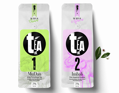 Tea Packaging & Illustration Graphic Design
