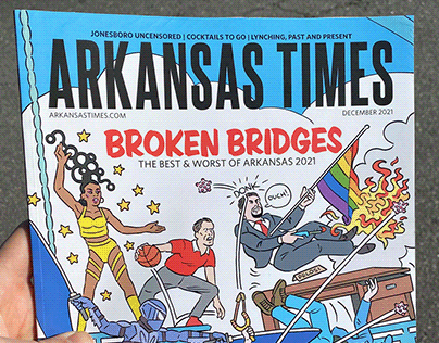 Arkansas Times Cover and Spot Illustrations