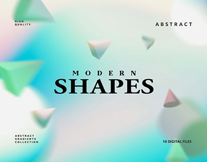Abstract Modern Shapes Background