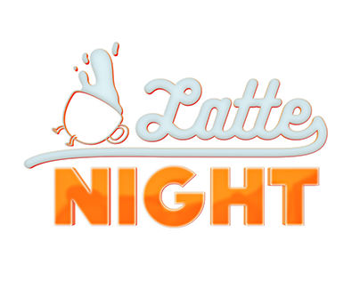 Latte Night. Un show de Jorge Yorya (cómico). Logo.
