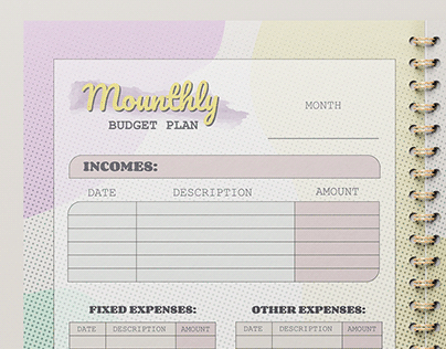 Design of a personal budget planner