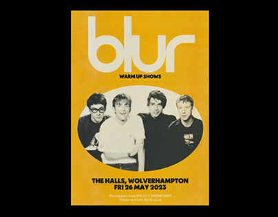 Blur Wolverhampton Poster