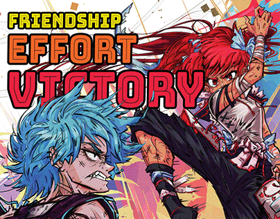 Friendship, effort, VICTORY! by Kamala Kara Arroyo