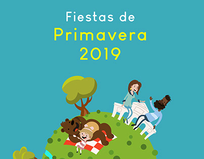 Cartel Fiestas de Primavera 2019 - Madrid