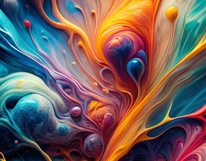 paint liquid abstract