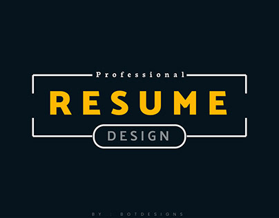 Resume or CV Design