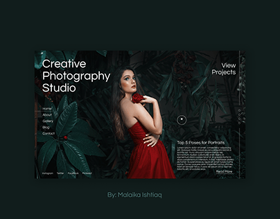 Photography Studio Website Design