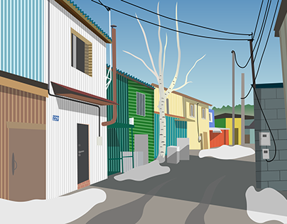Fortune Boat Station — Colorful Alleyway