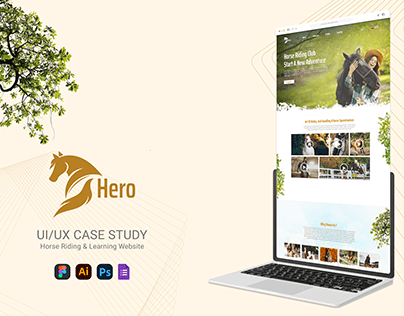 Hero Website Landing Page (Horses) Case Study