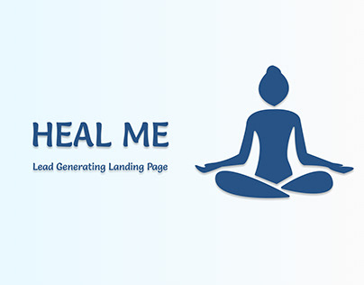 HEAL ME- Lead Generating Landing Page