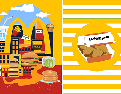 McDonald's Illustrations | McDonald's Posters