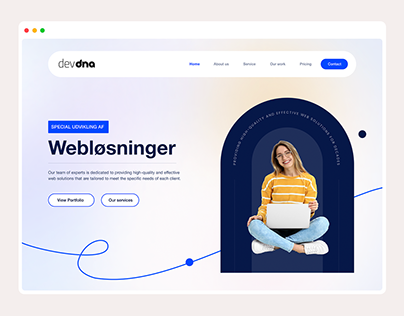 Devdna — Website | UI&UX