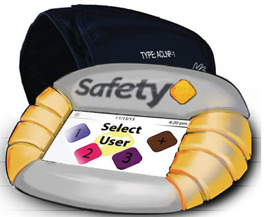Safety First Blood Pressure Monitor
