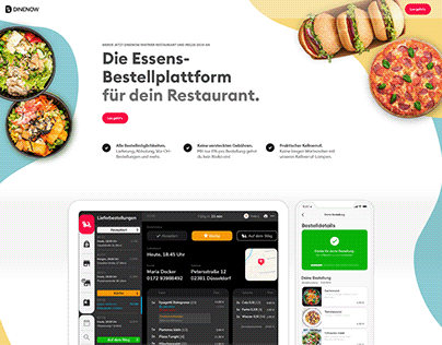Layout for food-delivery service