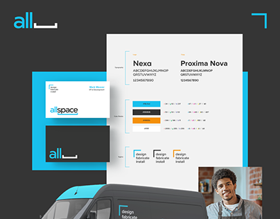 Project thumbnail - allspace branding package