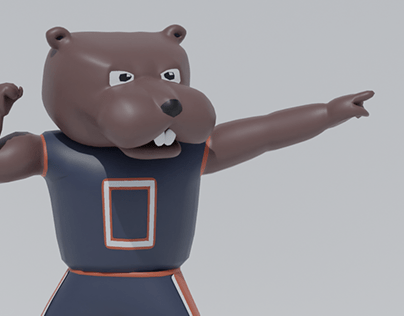 -Benny The Beaver- Oregon State University Mascot