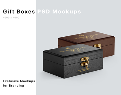 Gift Box Mock-up